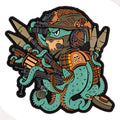 3D PVC patch (chevron) "Octopus" Green