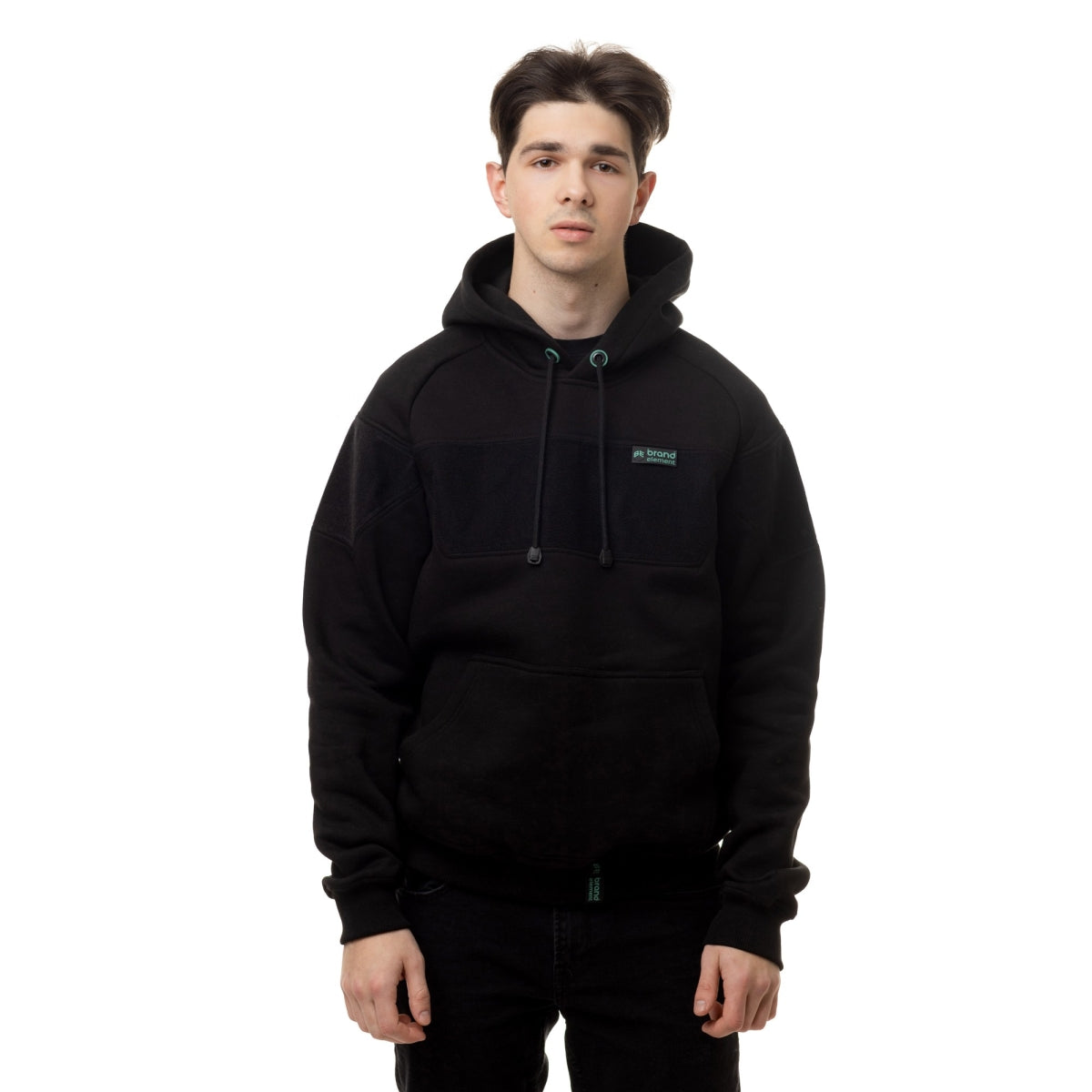 Hoodie for your patches, Black