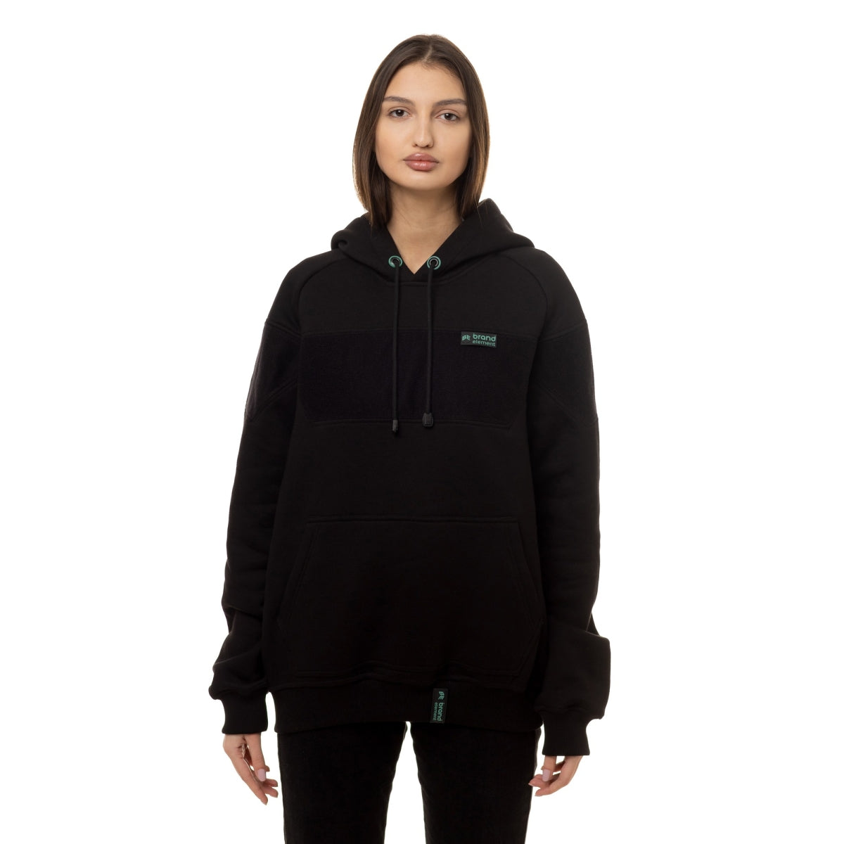 Hoodie for your patches, Black
