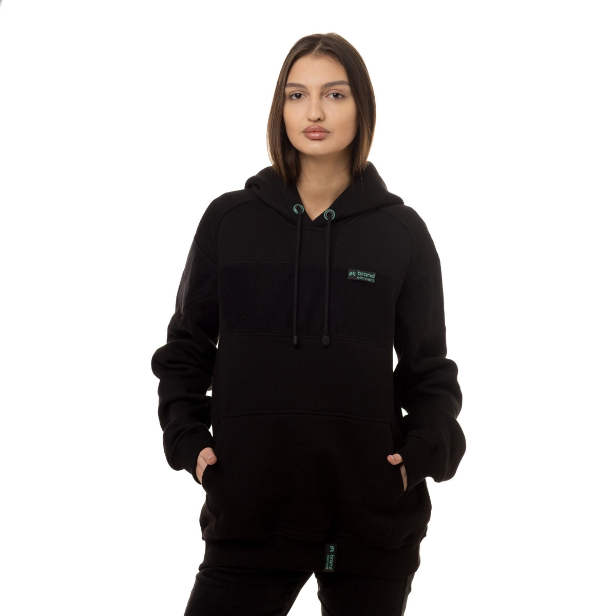 Hoodie for your patches, Black