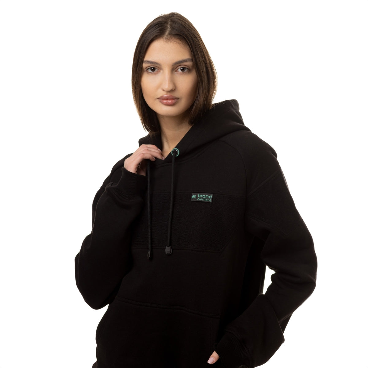 Hoodie for your patches, Black