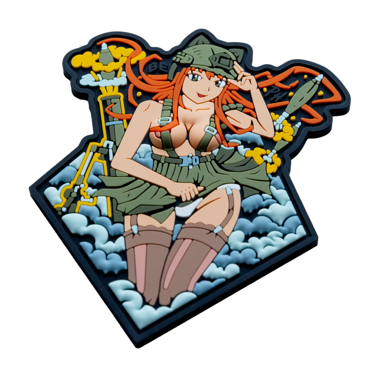PVC Patch (chevron) "Anime Girl"
