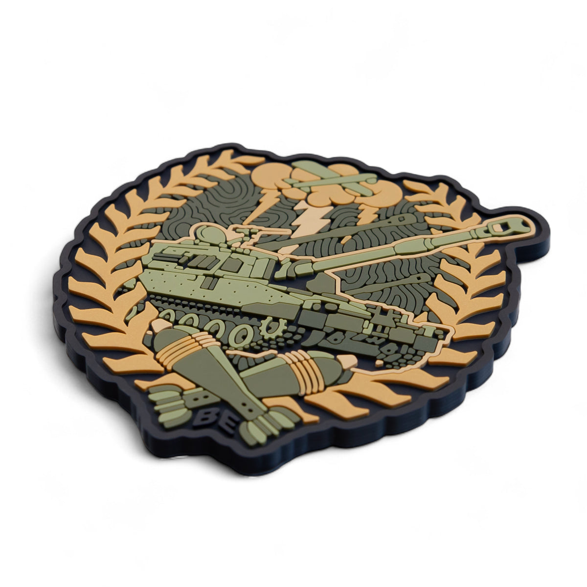PVC Patch (chevron) “Artillery 300-30-3” Coyote
