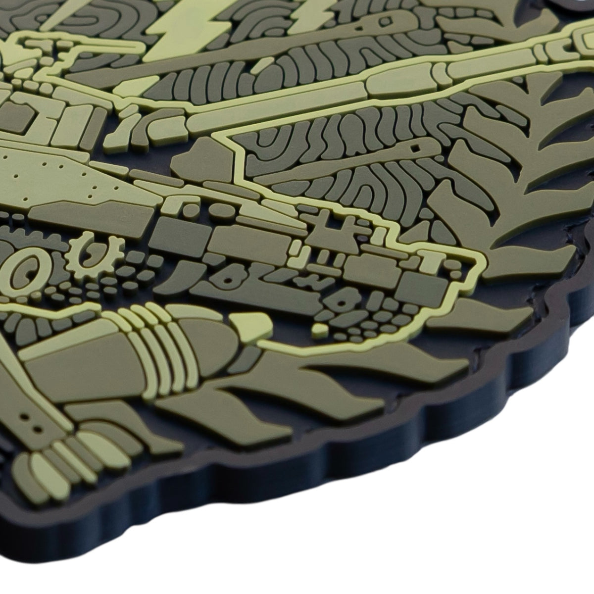 PVC Patch (chevron) “Artillery 300-30-3” Olive