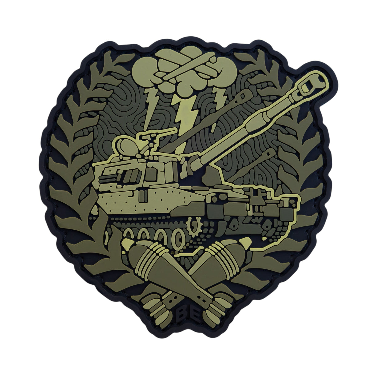 PVC Patch (chevron) “Artillery 300-30-3” Olive