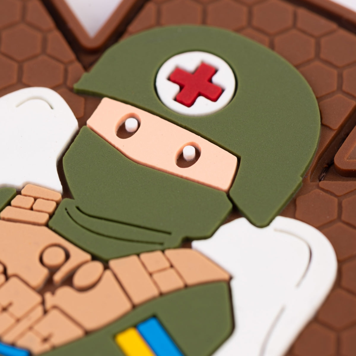 PVC patch (chevron) "Military medic" coyote