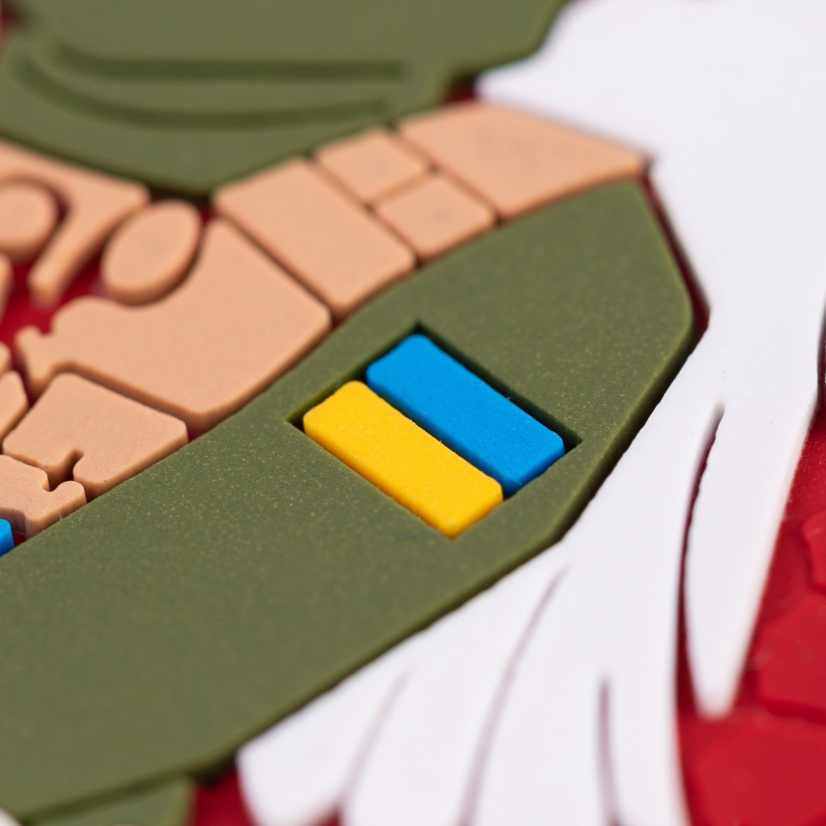 PVC patch (chevron) "Military medic" red