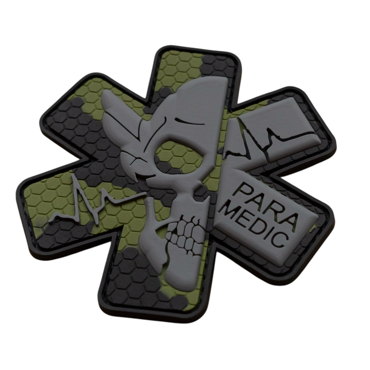 PVC patch (chevron) "Paramedic" Camouflage