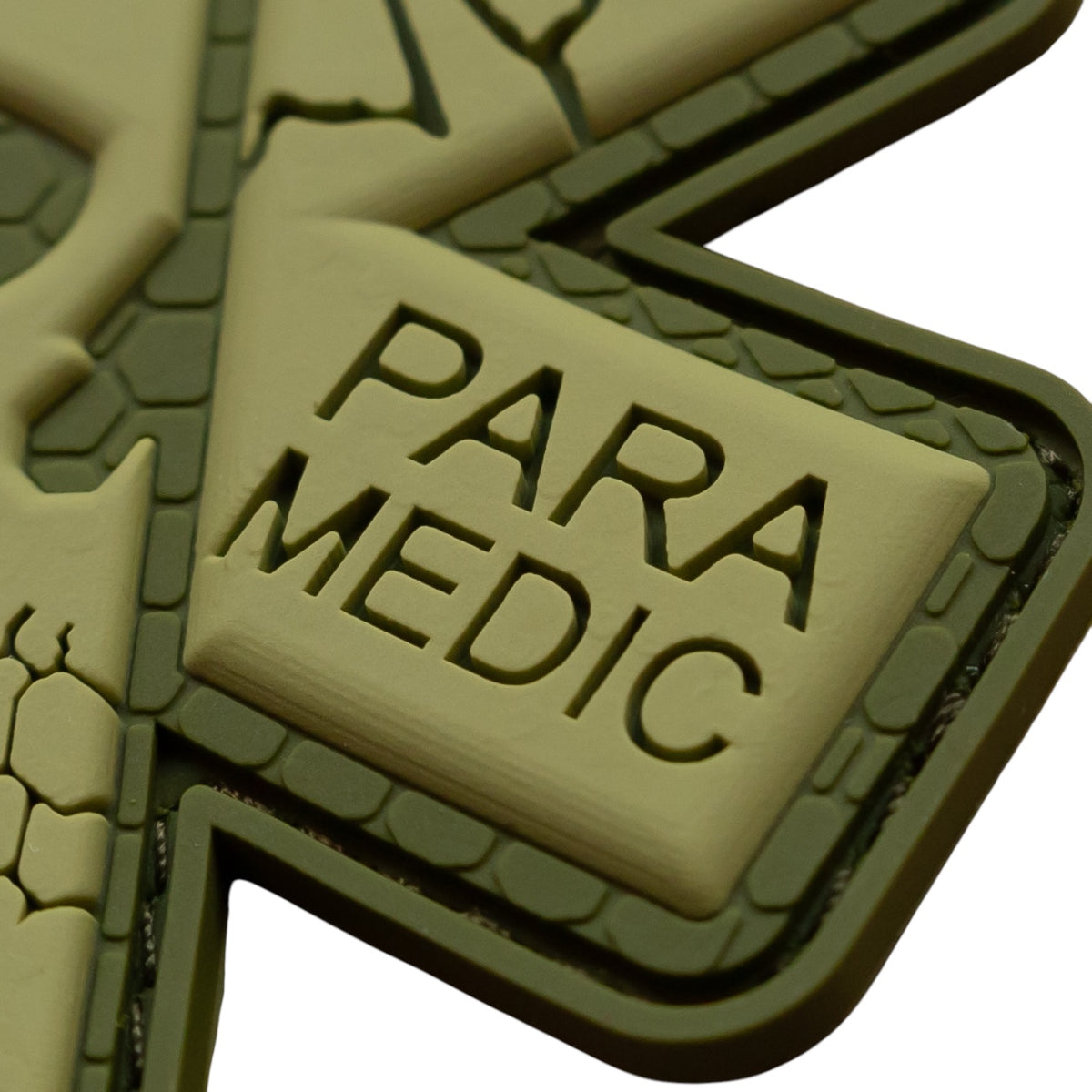 PVC patch (chevron) "Paramedic" Green