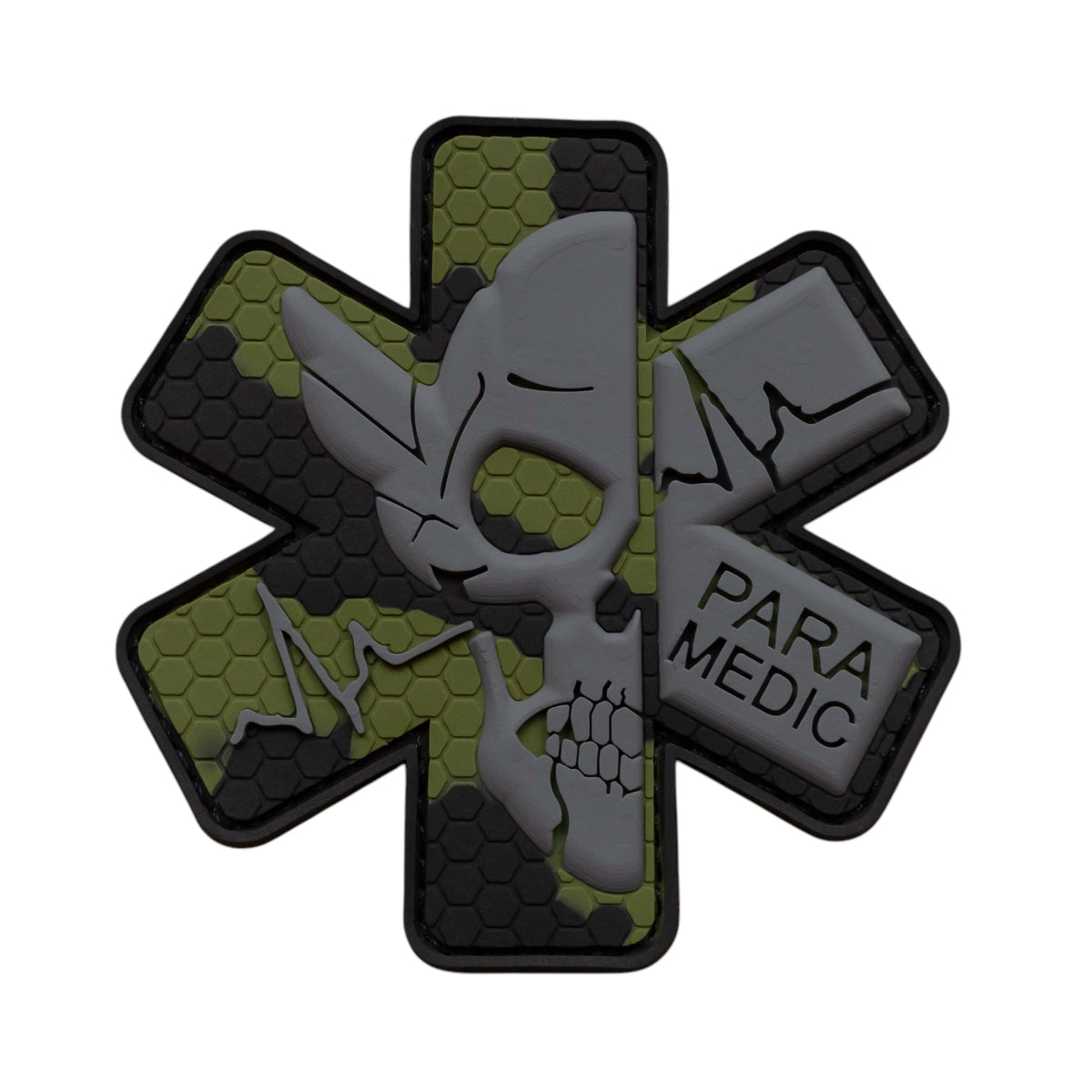 PVC patch (chevron) "Paramedic" Camouflage