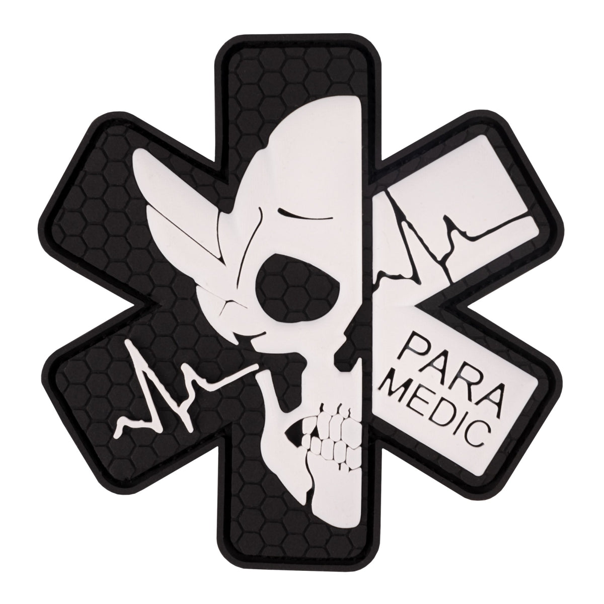 PVC patch (chevron) "Paramedic" Black