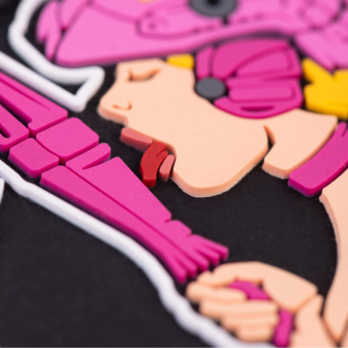 PVC patch (chevron) "Pica girl" pink