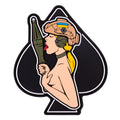 PVC patch (chevron) "Pika girl" blonde