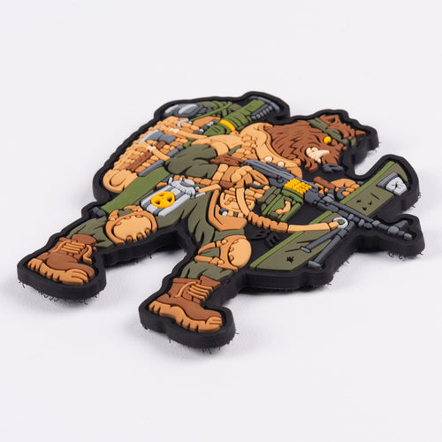 3D PVC Patch (chevron) "Tactical Wild Boar"