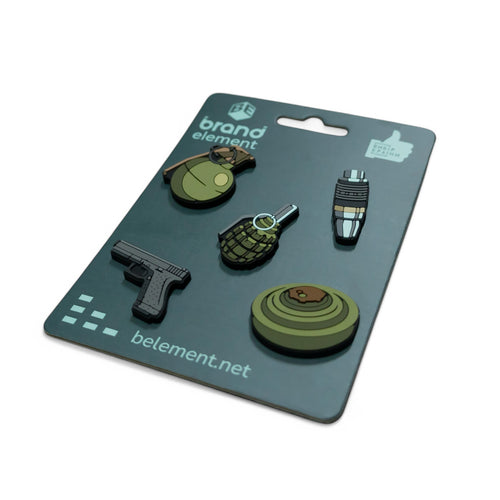 Jibbitz Pack "Military Mix"