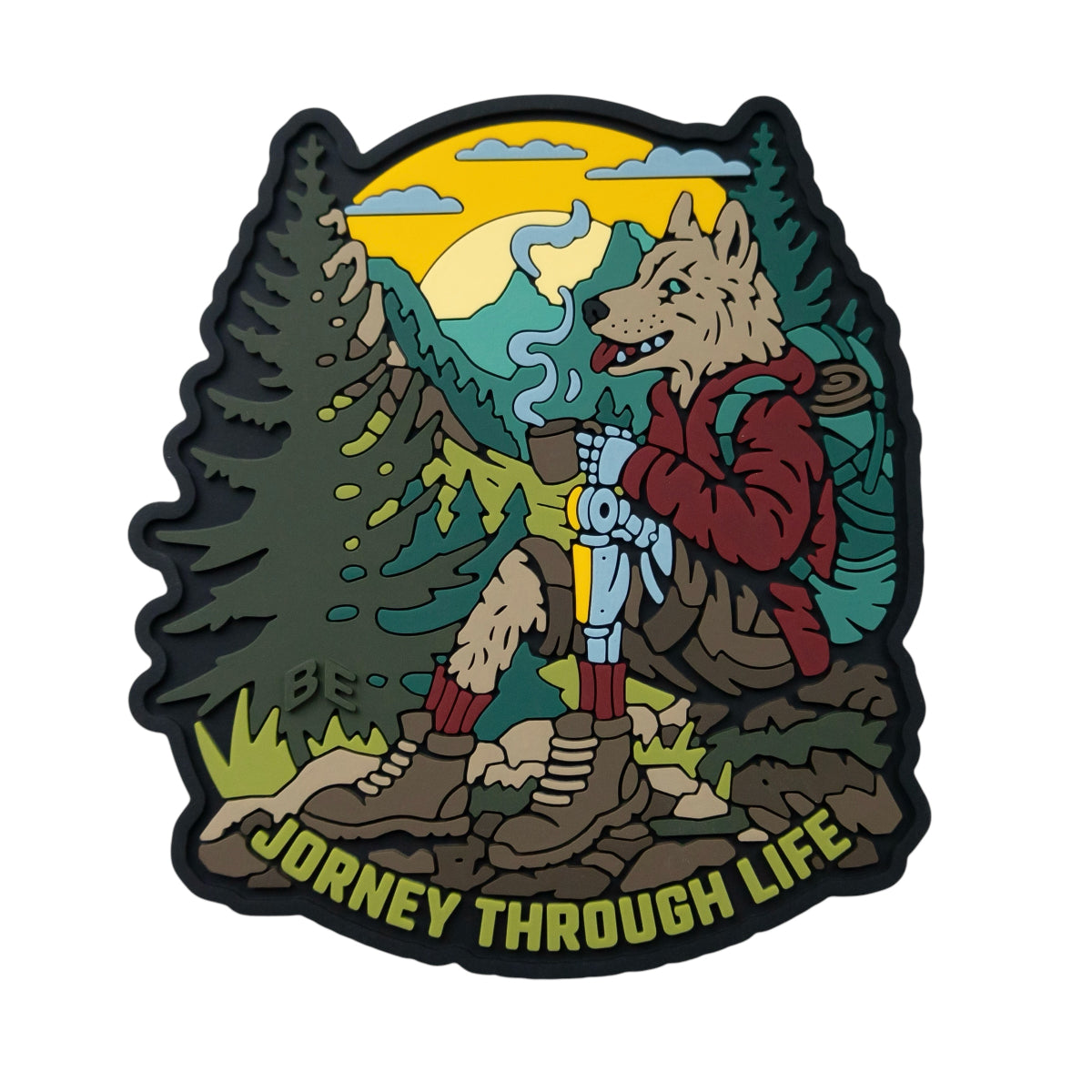 PVC patch (chevron) “Life Traveler”