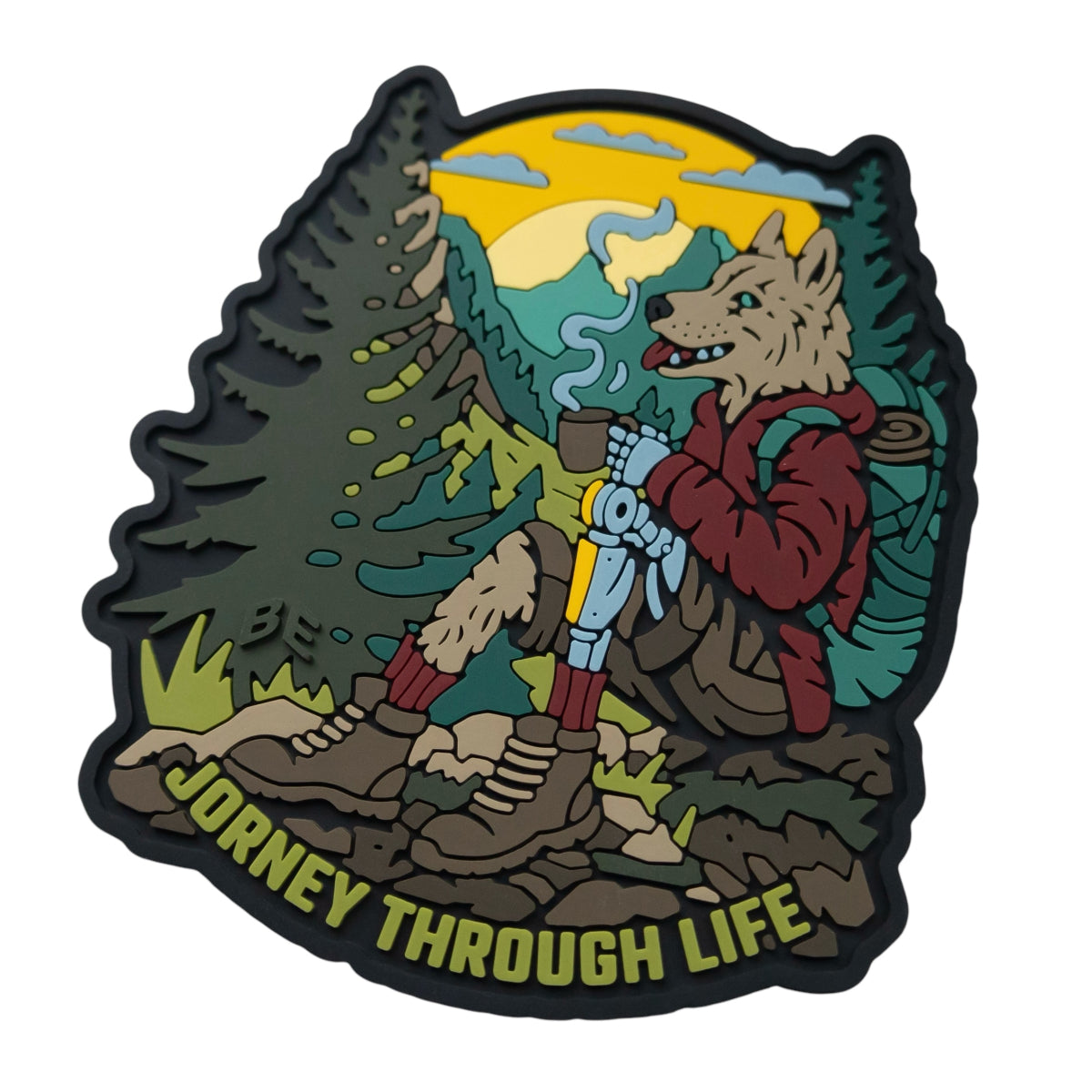 PVC patch (chevron) “Life Traveler”