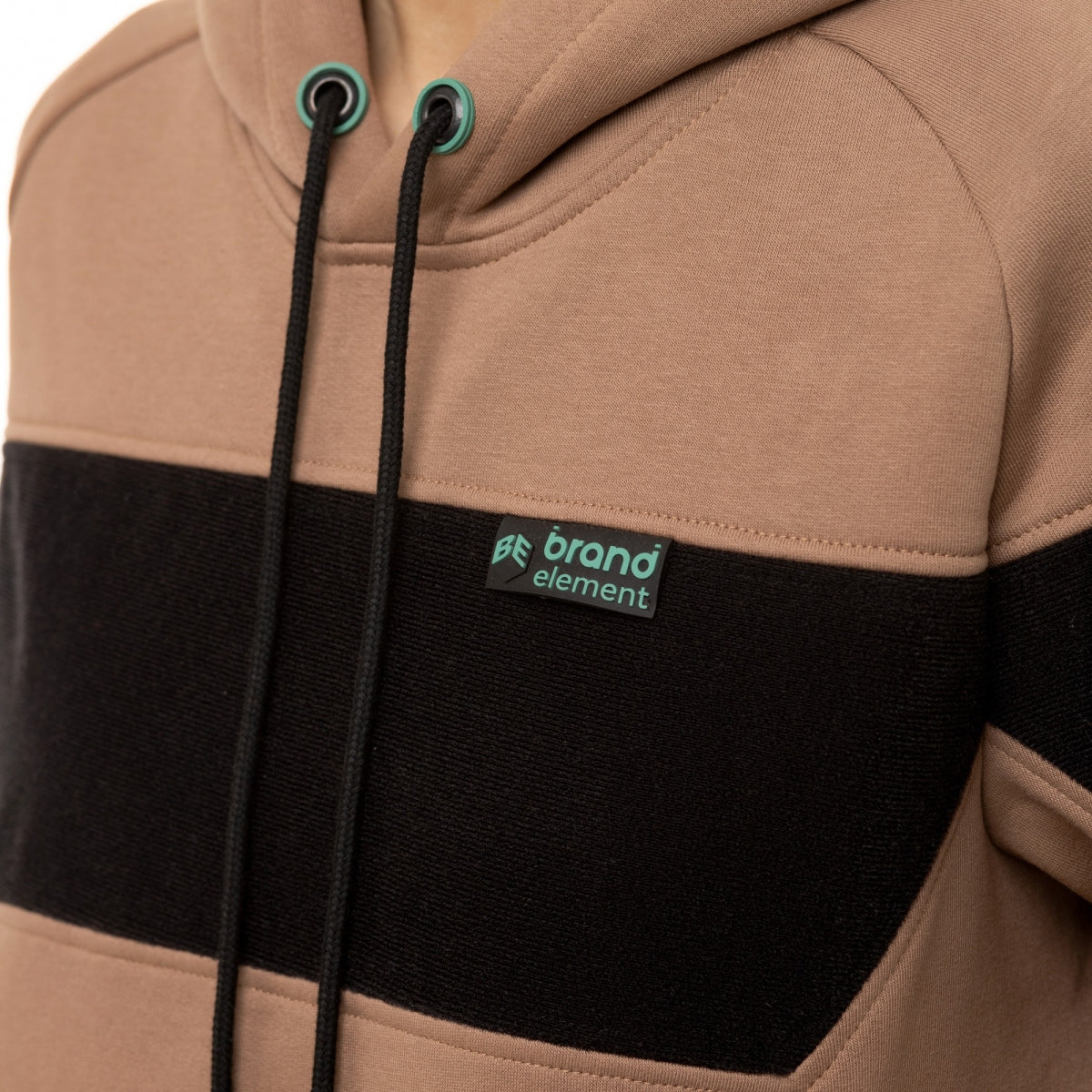 Hoodie for your patches, Mocha brown