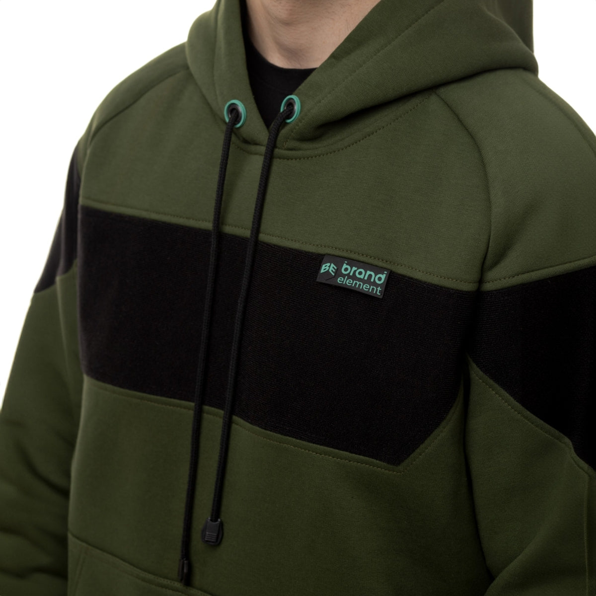 Hoodie for your patches, Olive